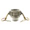 Firesafe 4" Female Camlock Coupler x 4" Male NPT Aluminum Fitting with Brass Handles - Style B 8613009 - alternate 3