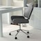 Martha Stewart Tyla Upholstered Office Chair in Gray/Polished Nickel CH-220921-5-GY-MS - alternate 6