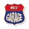 Signmission Wes's Garage, 6 Inch X 6 Inch, Plastic Sign SHI-P-6-383-WES - alternate 1