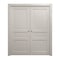 Sartodoors Sliding French Double Pocket Doors 36 x 96 inches, Ego 5012 Painted White Oak, Kit Rail Hardware ,  EGO5012DP-PWO-3696 - alternate 1