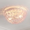 Jonathan Y Izzy 15.5" 2-Light Modern Glam Metal Dome LED Flush Mount with Crystal Flower Accents, White/Pink JYL9043B - alternate 6