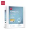 Deli Std Duty View Binder 1.5in, Letter, D-Ring, PVC-Free, White, 12PK CF568-WH - alternate 1