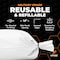 Xpose Safety Woven Poly Sand Bags for Flooding 14 x 26 Heavy Duty 100 lb WL, Empty, White, 1000PK SBW-HVY-1426-1000-X - alternate 6