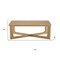 Homeroots 50" Natural Solid Wood Cross Legs Coffee Table 564933 - alternate 6
