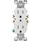 Leviton 15A White Tamper Resistant 5-15R Duplex Outlet N02-T5320-00W - alternate 2