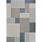 Homeroots 4' X 6' Gray And Blue Geometric Distressed Indoor Outdoor Area Rug 559059 - alternate 4