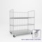 Pucel Sliding Shelf Truck, 68 in W x 29 in D x 63 in H, Light Blue SS-60-S - alternate 1