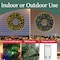 Elf Stor Indoor/Outdoor Prelit Extra Large Christmas Wreath, Green, 60 in 50-200-60 - alternate 3