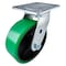 Hyw Products Heavy Duty Caster 6in Green Polyurethane on Cast Iron Wheel, Swivel 40-60S-A1-PC(G) - alternate 1
