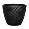 L&G 13 in. H X 16 in. D Polyresin Yuma Planter Black PVI7916TKI - alternate 1