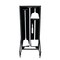 5S Supplies Housekeeping Shadow Board Broom Station V1, Black / White Shadows, Kit, No Text HSB-V1-BLACK/WHITE-KIT-NO TEXT - alternate 1