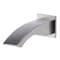 Alfi Brand Brushed Nickel Curved WallMount Tub Filler Bathroom Spout AB3301-BN - alternate 1