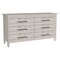 Homeroots 59" Light Gray Six Drawer Double Dresser 544020 - alternate 7