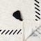 Homeroots 50" X 60" Black and White Woven Cotton Geometric Throw Blanket with Tassels 516487 - alternate 4