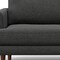 Homeroots 76" Gray Fabric Sofa With Brown Legs 640983 - alternate 3