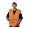 Pip ANSI Type R Class 2 Value Zipper Solid Vest 302-WCENGZOR-3X - alternate 2