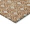 Homeroots 3' X 5' Copper And Beige Geometric Washable Indoor Outdoor Area Rug 596015 - alternate 6
