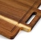 Megachef 16.5 x 11 Inch Acacia Wood Rectangle Serving Board with Handle 750122190M - alternate 4