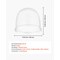 Vevor Cotton Candy Machine Cover Transparent Acrylic Dome Bubble Shield KB-38 - alternate 4