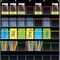 Teacher Created Resources Black Storage Pocket Chart, 35 Pockets, 32.5" x 63.5" TCR20844 - alternate 1