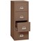 Fireking 4 Drawer, 1 Hr Fire & impact rated, 25" depth Legal Tan 4-2125-CTN - alternate 3