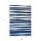 Homeroots 8' X 10' Navy Blue Ivory And Gray Striped Washable Indoor Outdoor Area Rug 597346 - alternate 6