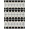 Homeroots 3' X 5' Black Ivory And Beige Geometric Washable Indoor Outdoor Area Rug 597872 - alternate 4
