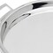 Homeroots 12in Silver Round Stainless Steel Serving Tray With Handles 517542 - alternate 2