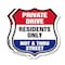 Signmission Private Driveway Shield Sign Private Dri, 12 inch X 12 inch, Plastic Sign, 2PK SHI-P-2PACK-12-436 - alternate 1