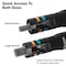 Klein Tools Quad-4 Heavy-Duty Impact Flip Socket, Metric, 3-1/2-Inch Shaft, 2-Piece 651MQS - alternate 2