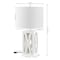 Jonathan Y Stewart 21.5" Farmhouse Wood LED Table Lamp, White, 2PK JYL1062B-SET2 - alternate 5
