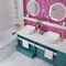 Apollo Tile Fuchsia Pink 11.3 in x 11.3 in Glass Glossy Floor and Wall Mosaic Tile 4.43 sqft/case, 5PK APLJP88309A - alternate 3