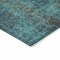 Homeroots 3' X 5' Teal Blue Navy Blue And Brown Abstract Washable Indoor Outdoor Area Rug 612364 - alternate 5