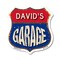 Signmission David's Garage, 6 Inch X 6 Inch, Plastic Sign SHI-P-6-383-DAVID - alternate 1