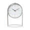 Homeroots 12" Gray Metal Table Clock 376226 - alternate 1