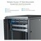 Startech.Com 4-POST 18U 19IN  SERVER RACK ENCLOSURE W/ ADJUSTABLE MOUNTING DEPTH - EIA/ECA-31 RK1836BKF - alternate 2