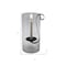 Homeroots 12" Light Gray Glass Centerpiece Taper Candle Holder With Candle 483935 - alternate 4