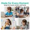 Venturex Stereo Kids Learning Phone & Computer Headphone, 3.5mm & USB-A Adapter, Black, 50PK K22 - alternate 4