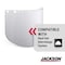 Jackson Safety Face Shield Visor, Clear Visor, Polycarbonate, Uncoated Lens, Clear 29084 - alternate 5