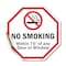 Signmission No Smoking Within 75' Of Any Door o, 10 Inch X 10 Inch, Vinyl Decal OC-D-10-89 - alternate 1