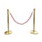Pittman Gold Rope Post, Set of 2, Braided 5' Red Rope, PR 741597 - alternate 1