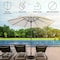 Pure Garden 9-Foot Outdoor Patio Umbrella, Tan 50-101-T - alternate 2