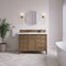 James Martin Vanities Brittany 48" Single Vanity, Pecan w/ 3 CM White Zeus Silestone Top 655-V48-PCN-3WZ - alternate 6
