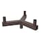 J&H Led 30 in. 120-Degree Triple Low Prof Bullhorn Mounting Bracket Tenon Adapter for Round Pole Lights JH-1THTA120-54C - alternate 1