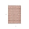 Homeroots 8' X 10' Salmon And Ivory Geometric Washable Indoor Outdoor Area Rug 613804 - alternate 4