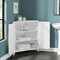 Crosley Roarke Stackable Corner Kitchen Storage Pantry CF3132-WH - alternate 4