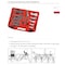 Jtc Auto Tools Adjustable Pin & Hook Spanner Set, The Range From 3/4 in To 6-1/2 in 4455 - alternate 4