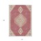 Homeroots 10' X 14' Blush Gray And Beige Oriental Washable Indoor Outdoor Area Rug 598393 - alternate 5
