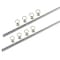 Mytee Products 4 Foot Aluminum L-Track 2 and Stud with Stainless Steel Ring 8, 8PK LTK4x2-LTKSx8 - alternate 1