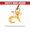 Mytee Products 2Ton Snatch Block w/ Chain & 3/8 inx100 ft Winch Cable Steel Core Rope for 4050# WLL WW38-100-SB3-2-SCA-KIT - alternate 2